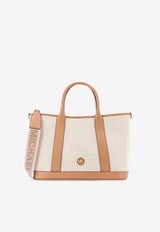 Michael Kors Medium Luisa Canvas Tote Bag Beige 30S4G99S8O_006