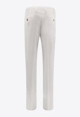 PT Torino Straight-Leg Tailored Pants White COVTJGZ20CL1NK17_N010