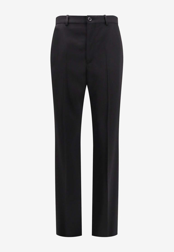 Balenciaga Straight-Leg Tailored Pants Black 773343TNT39_1000