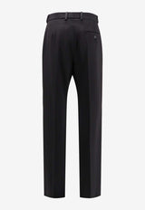 Balenciaga Straight-Leg Tailored Pants Black 773343TNT39_1000