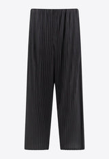 Giorgio Armani Straight-Leg Pleated Pants Gray 3DAP60AJMHZ_U8SL