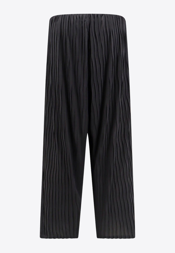 Giorgio Armani Straight-Leg Pleated Pants Gray 3DAP60AJMHZ_U8SL