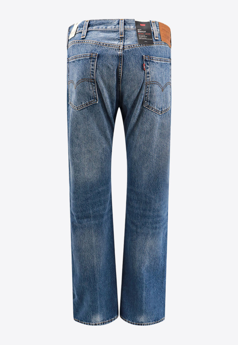 Levi
s Logo Patch Straight-Leg Jeans Blue 00517_0246