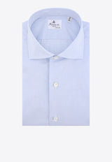 Finamore 1925 Long-Sleeved Button-Up Shirt Blue 840610C0239_14