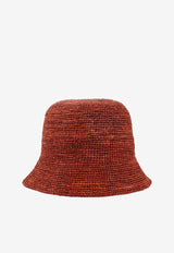 IBELIV Andao Braided Bucket Hat Brown ANDAO_WOOD