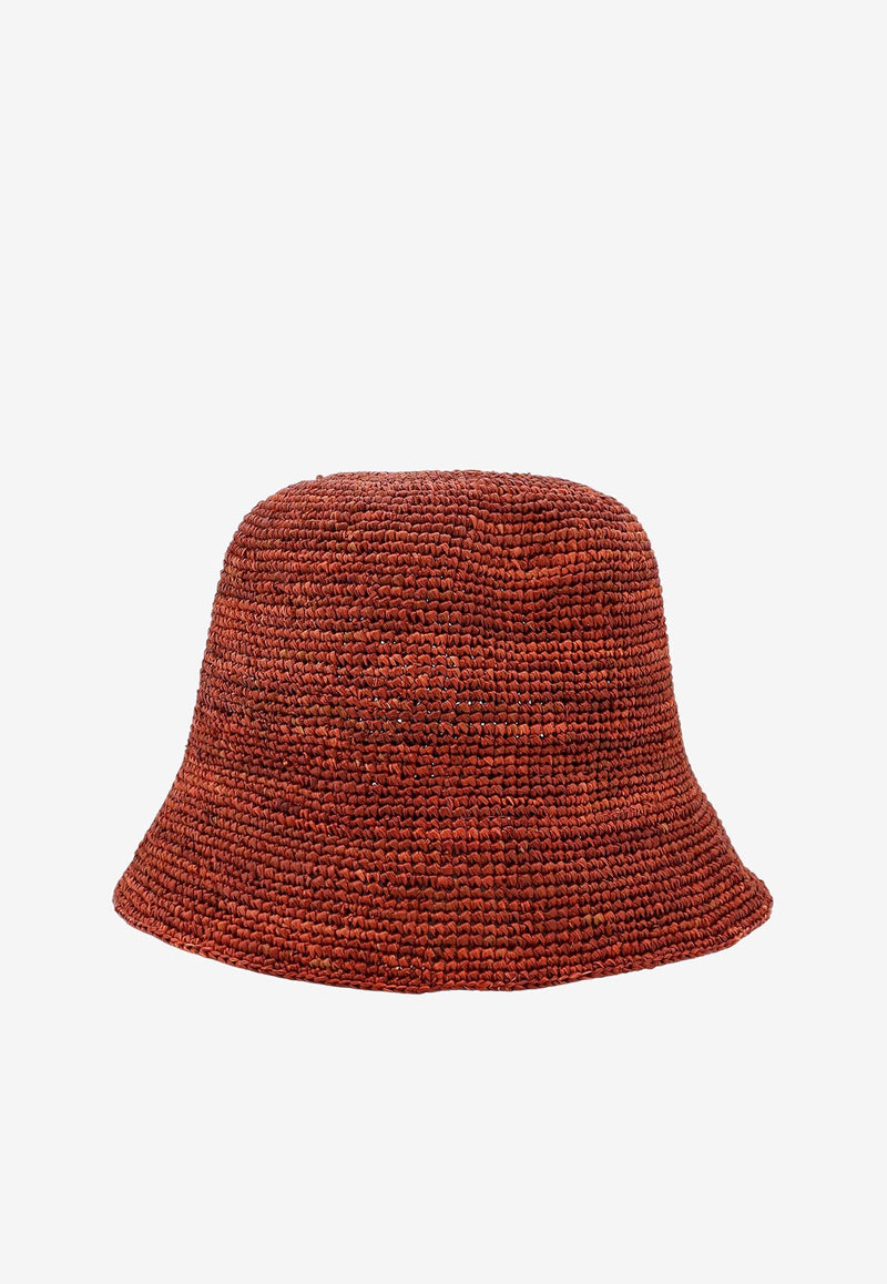 IBELIV Andao Braided Bucket Hat Brown ANDAO_WOOD