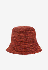 IBELIV Andao Braided Bucket Hat Brown ANDAO_WOOD