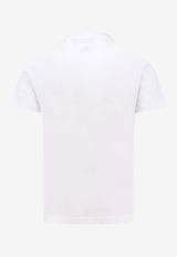 Versace Jeans V-emblem Logo T-shirt White 76GAHT02CJ00T_G03