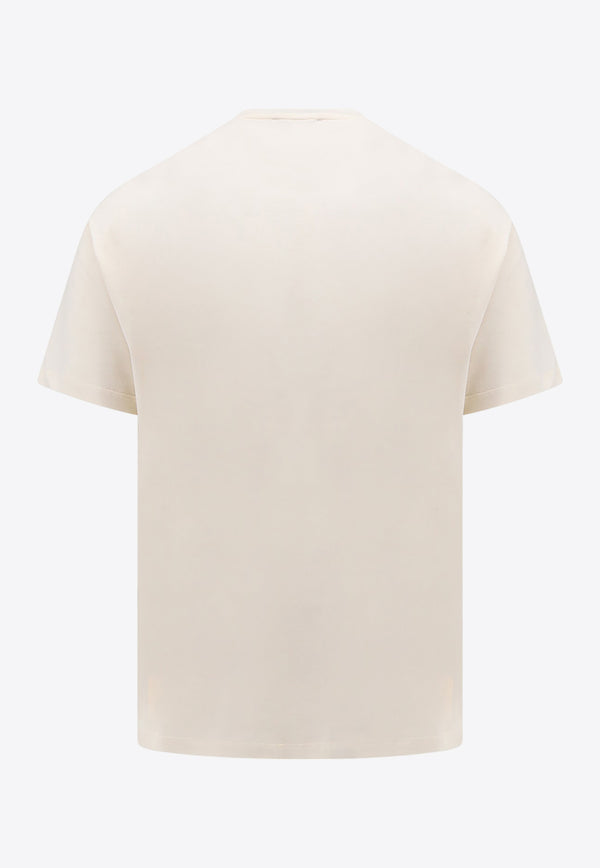 Roberto Collina Basic Crewneck T-shirt White RT51121_02