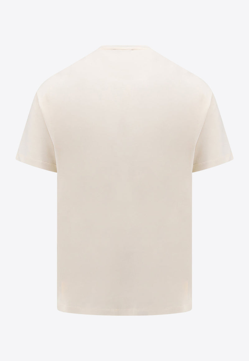 Roberto Collina Basic Crewneck T-shirt White RT51121_02