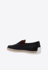 Tod
s Monogram Leather Loafers Black XXM0TV0AJ30S5P_B999