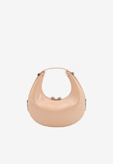 Osoi Mini Toni Hobo Bag in Patent Leather Pink 24SB03010108_BLUSH