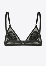 Dolce 
Gabbana Floral-Motif Triangle Bra Black O1G24TONQ79_N0000