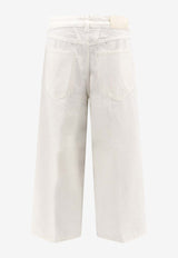 Closed Logo Patch Wide-Leg Pants White C2293111W2D_200