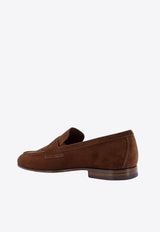 Church
s Maltby Suede Penny Loafers Brown EDB1409CA_F0AXO