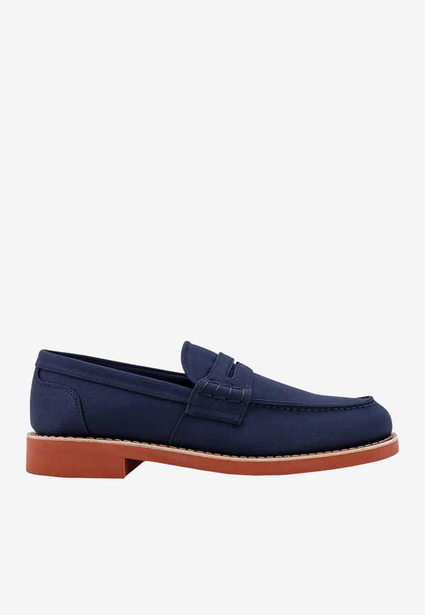 Church
s Pembrey Canvas Penny Loafers Blue EDC1299AH0_9AH0