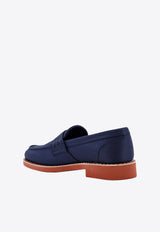 Church
s Pembrey Canvas Penny Loafers Blue EDC1299AH0_9AH0