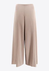 The Row Dela Wool Flared Pants Gray 8011W3038_GTP