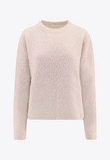 The Row Gouli Cashmere and Silk Sweater Beige 8086Y519_BEI