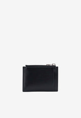 Alexander McQueen Logo Print Zip Cardholder Black 7265671AAJO_1000