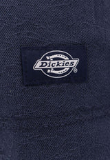 Dickies Logo Patch Straight-Leg Pants Blue DK0A4Z2E_TJA1