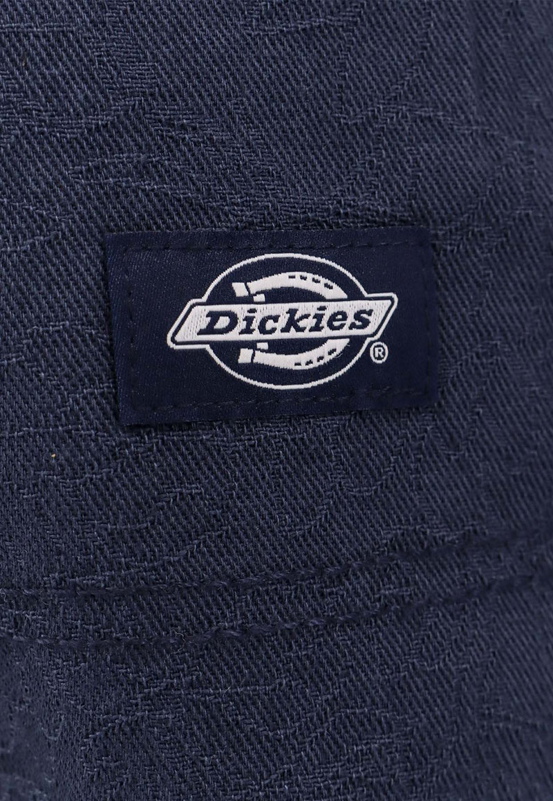 Dickies Logo Patch Straight-Leg Pants Blue DK0A4Z2E_TJA1