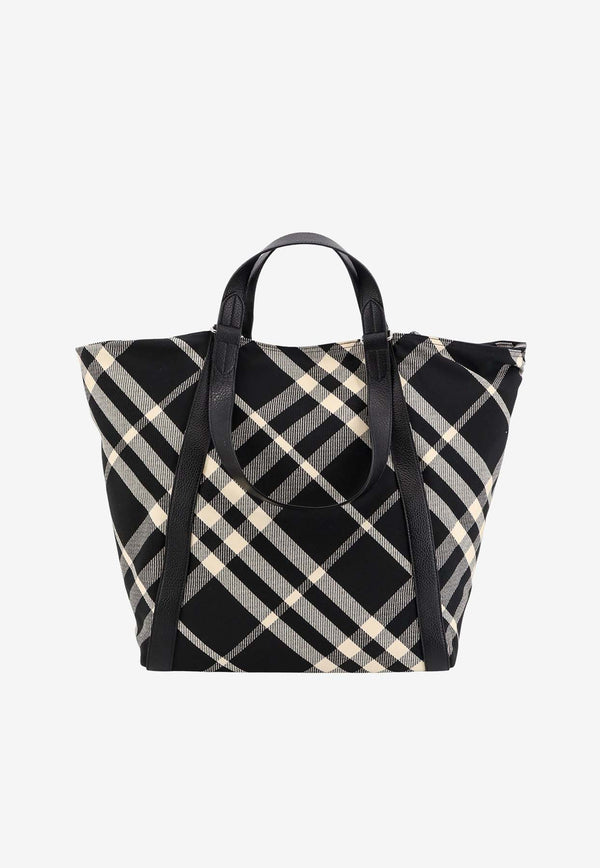 Burberry Festival Checked Tote Bag 8086476_A1189