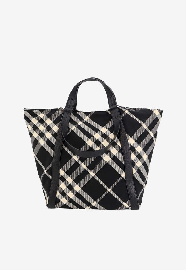 Burberry Festival Checked Tote Bag 8086476_A1189