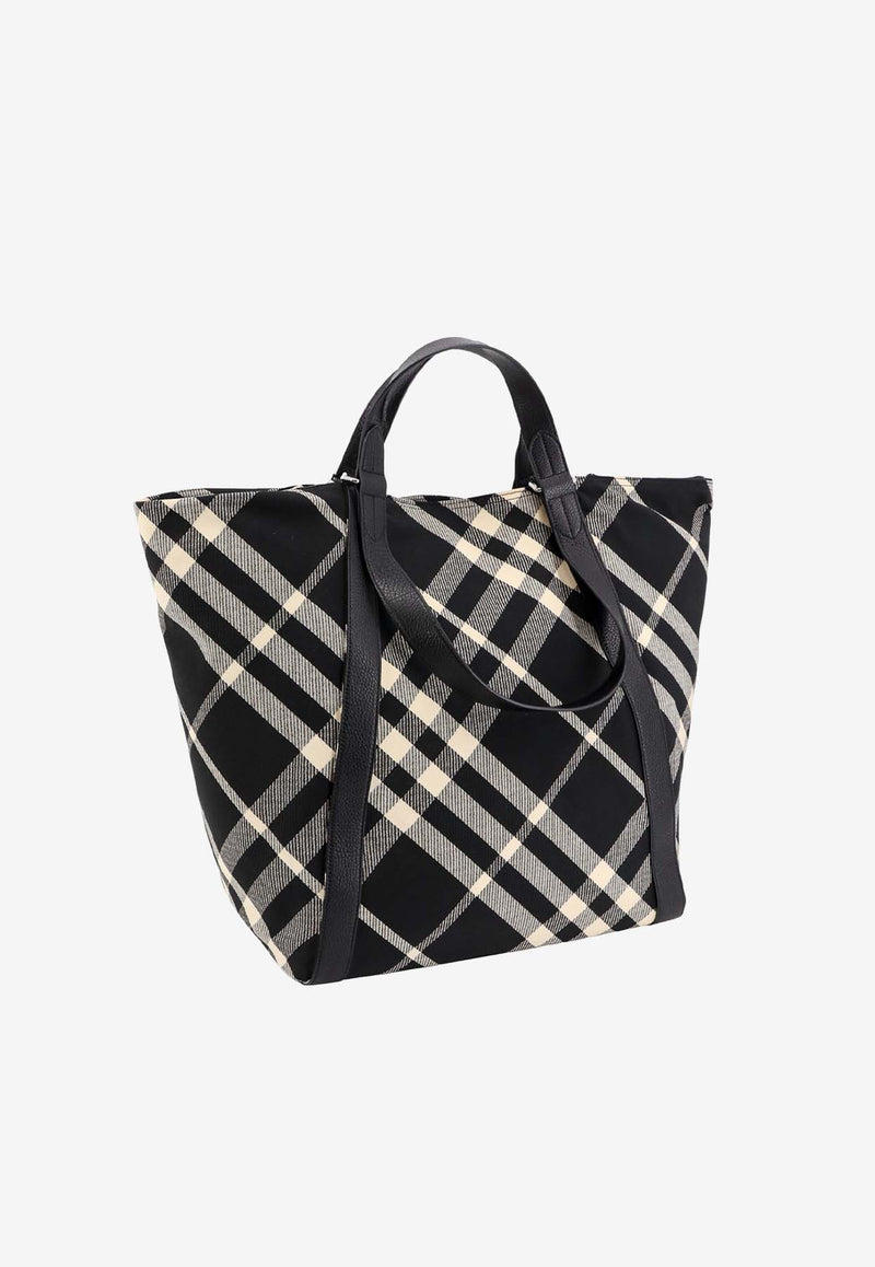 Burberry Festival Checked Tote Bag 8086476_A1189