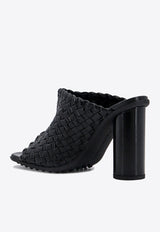 Bottega Veneta Atomic 90 Intreccio Leather Mules Black 787048V3XZ0_1000