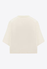 Bottega Veneta Short-Sleeved Cropped T-shirt 777597VKLZ0_9071