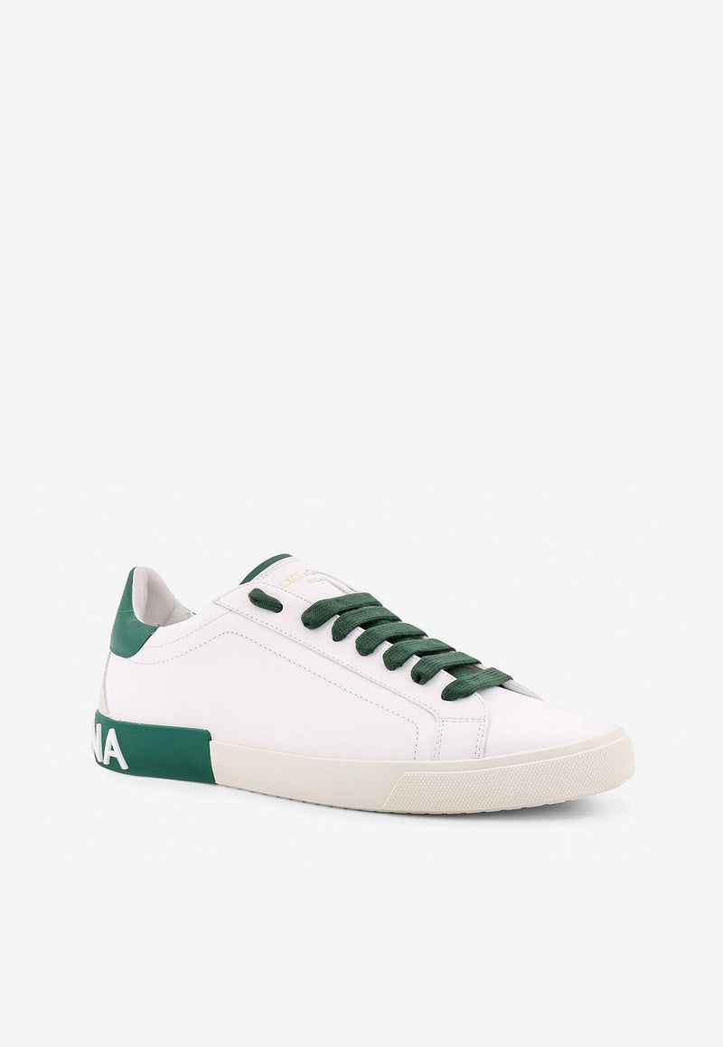 Dolce 
Gabbana Portofino Leather Sneakers White CS2203AM779_8C831