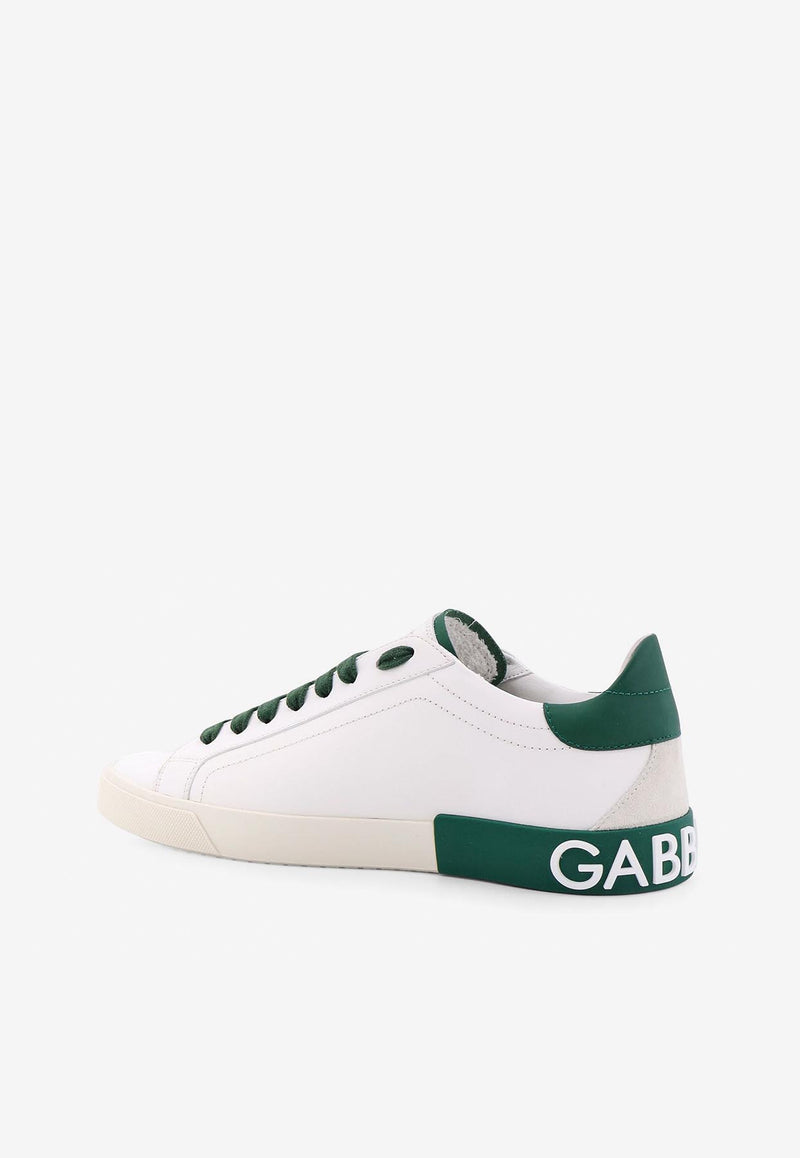 Dolce 
Gabbana Portofino Leather Sneakers White CS2203AM779_8C831