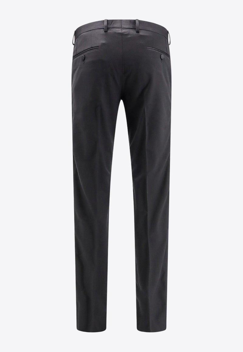 Dolce 
Gabbana Wool-Blend Tuxedo Pants Black GWZMXTGG861_N0000