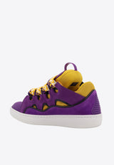 Lanvin Curb Low-Top Sneakers Yellow FWSKDK02DRAG_7080