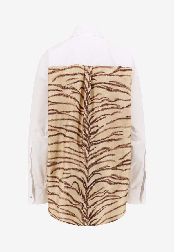  Animalier Print Paneled Shirt Stella McCartney 6200933ES210_9500