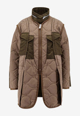 Sacai Padded Quilted Jacket Beige 2407461_637