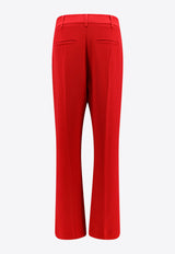 Valentino Cady Couture Silk Pants Red 5B3RB3601MM_157