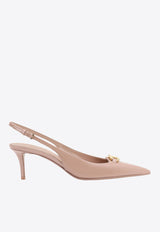 Valentino VLogo 60 Bold Edition Slingback Pumps Blush 5W2S0JB7LHS_ZJ2