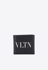 Valentino VLTN Print Bi-Fold Wallet Black 5Y2P0654LVN_0NI