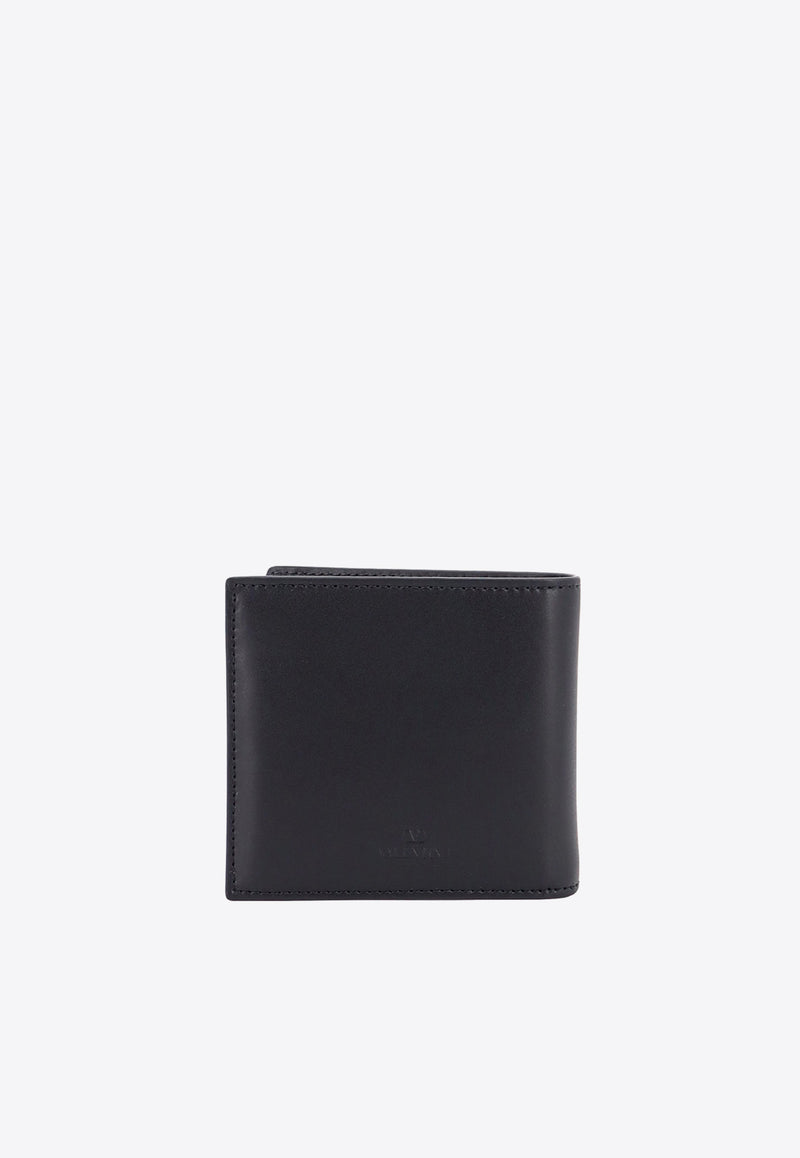 Valentino VLTN Print Bi-Fold Wallet Black 5Y2P0654LVN_0NI