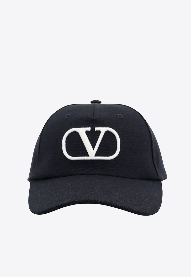 Valentino VLogo Baseball Cap Black 5Y2HDA41JDY_0NI