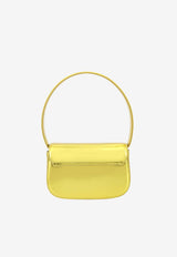 Diesel 1DR-Iconic Mirrored Leather Shoulder Bag Yellow X08396PS202_T3023