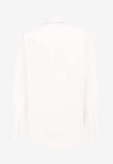 Diesel Embroidered Logo Long-Sleeved Shirt White A146340PCAL_100