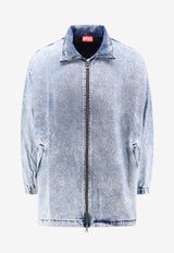 Diesel D-Krap Oversized Denim Jacket Blue A143390CBCW_01