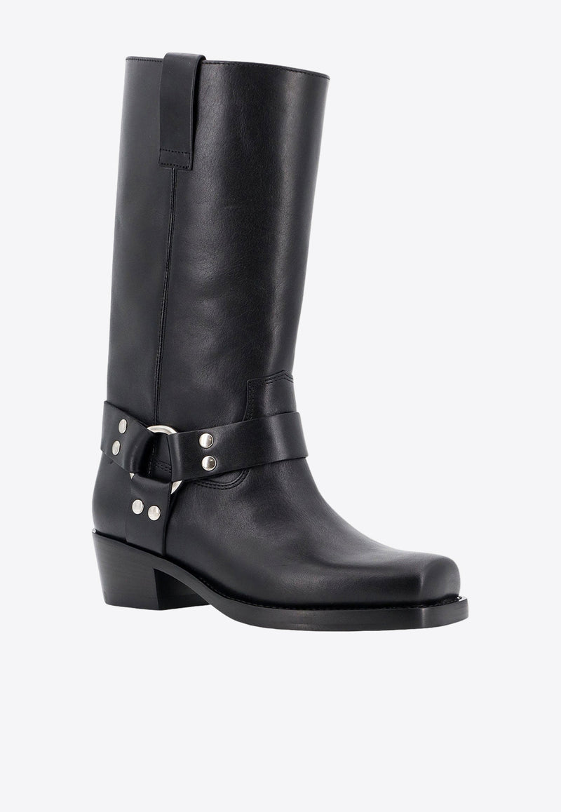 Paris Texas Roxy 45 Mid-Calf Boots in Nappa Leather Black PX662XLTVT_BLACK