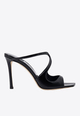 Jimmy Choo Anise 95 Patent Leather Mules Black ANISE95PAT_BLACK