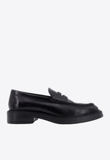 Tod
s Logo Leather Loafers Black XXM61K0AI40LYG_B999