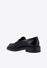 Tod
s Logo Leather Loafers Black XXM61K0AI40LYG_B999