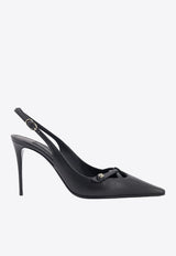 Dolce 
Gabbana 90 Leather Slingback Pumps Black CG0823A1953_80999